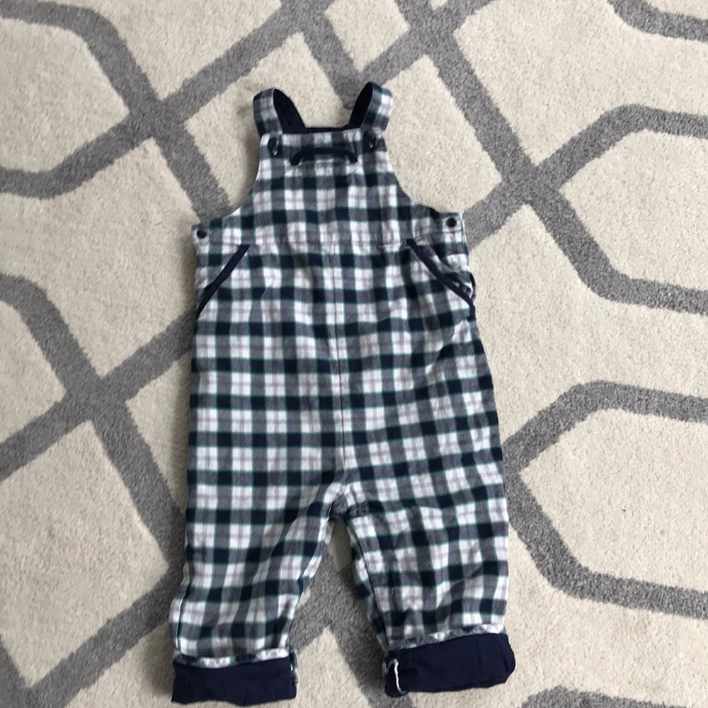 Janie and Jack boys plaid jumper, 12-18 months